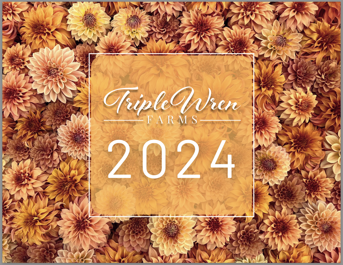 Flower Farm Calendar from Triple Wren 2024 (Free Shipping!)