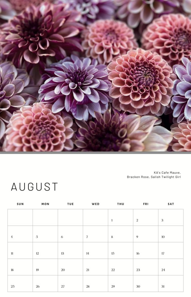 Flower Farm Calendar from Triple Wren 2024 (Free Shipping!)