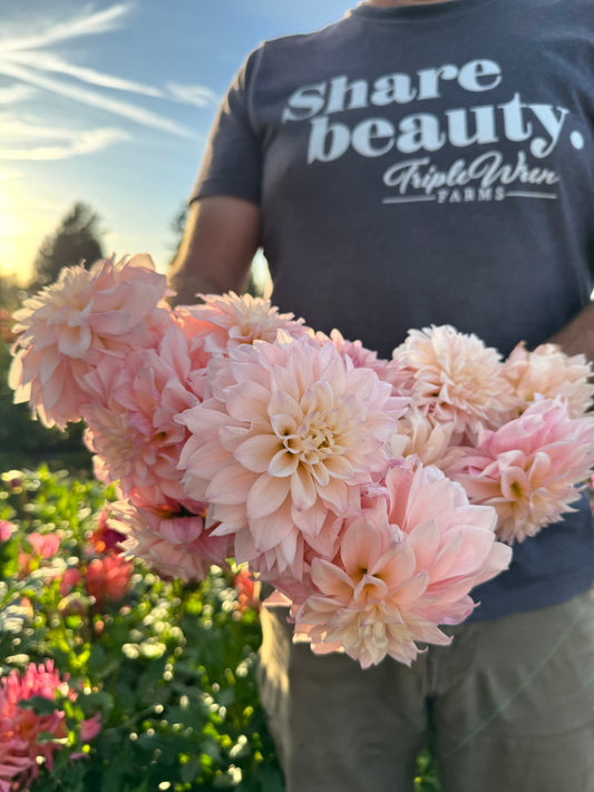 KA's Mocha Jake Dahlias from Triple Wren Farms