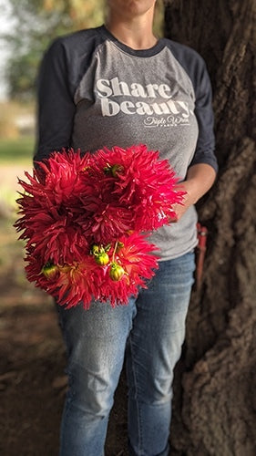 Bloomquist Staghorn Dahlia Tubers from Triple Wren Farms